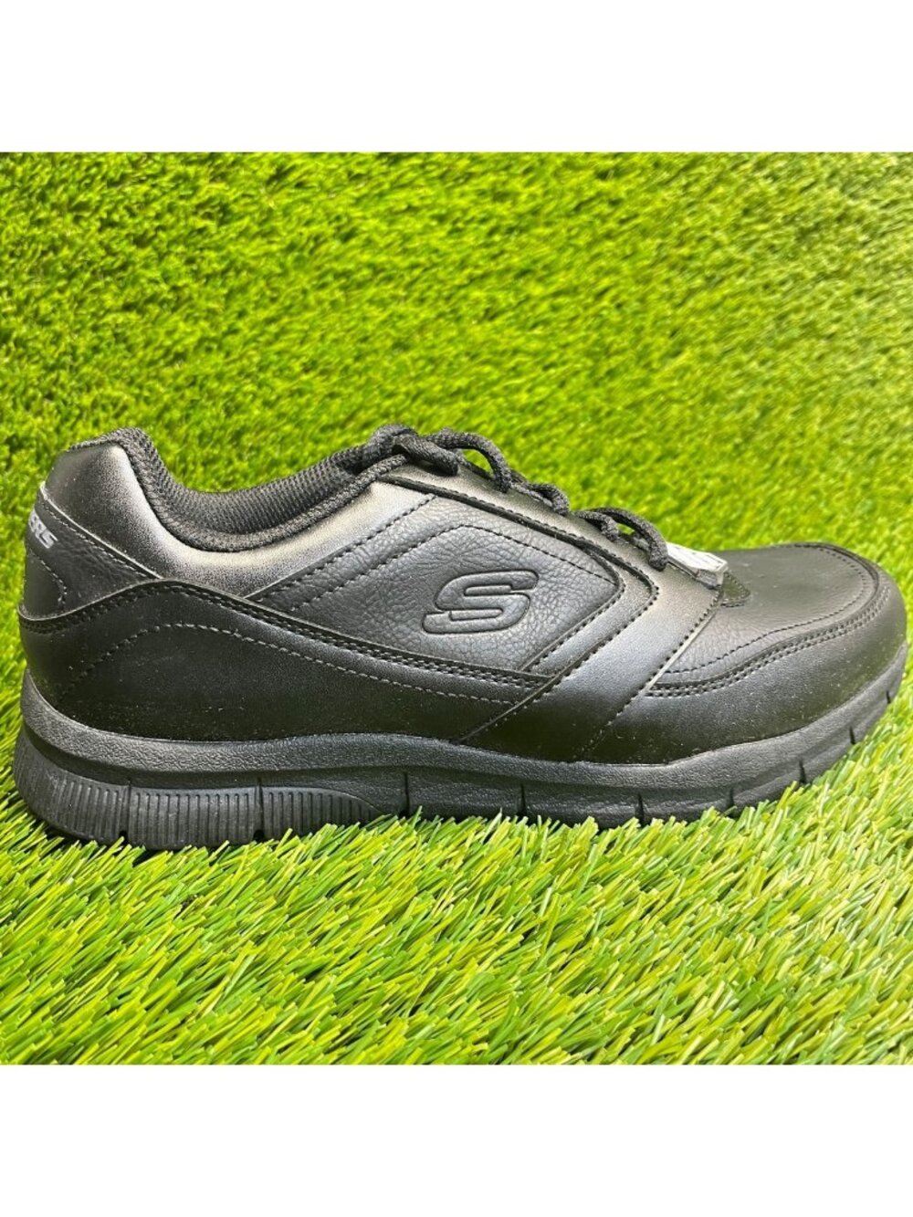 Skechers Nampa Wyola Womens Size 9.5 Black Slip-Resistant Hard Toe Work Shoes